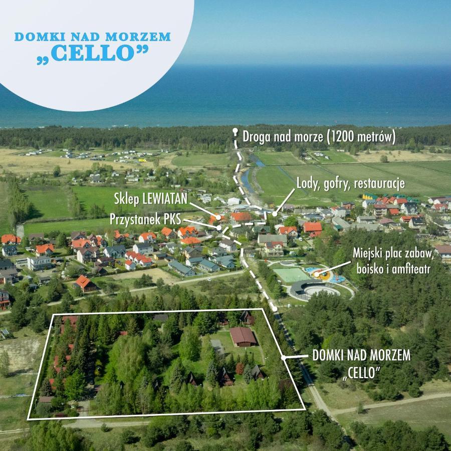 Domki Nad Morzem Cello Ostrowo  Luaran gambar